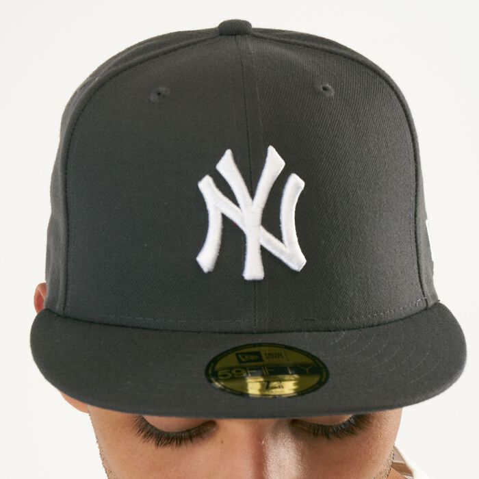 New Era Men's MLB New York Yankees 59Fifty Cap Grey New Era Men's MLB New York Yankees 59Fifty Cap Grey image number 2
