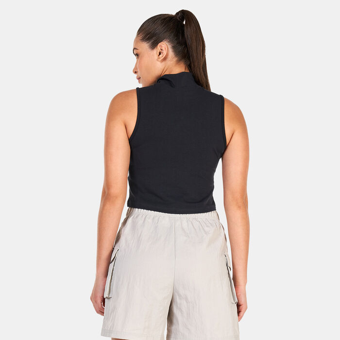 Nike Women's Sportswear Collection Essentials Mock Top Black image number 1
