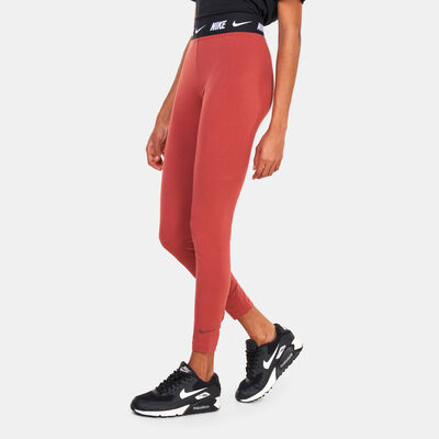 Nike Women's Sportswear Club High Waist Leggings Brown