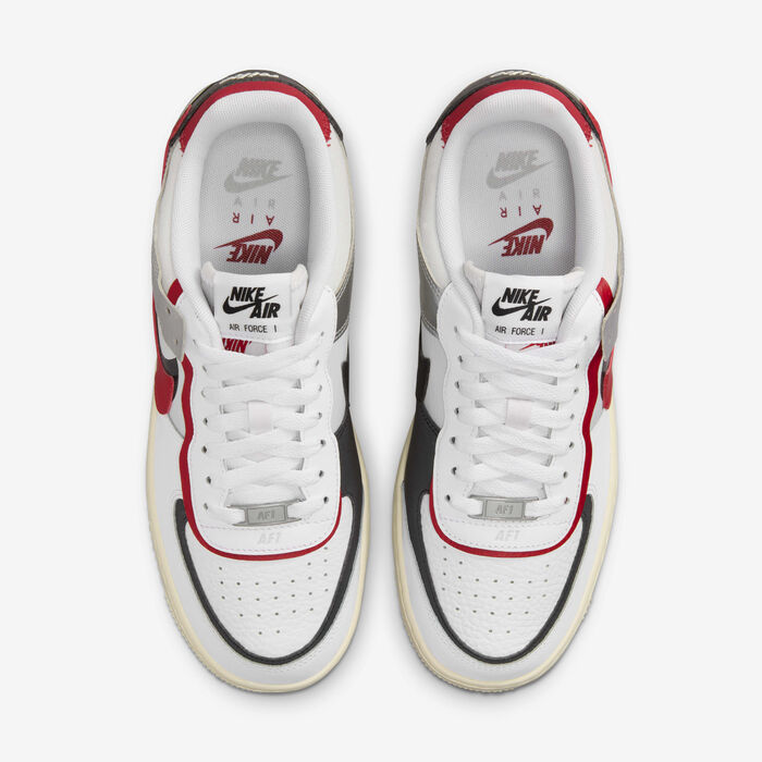 Nike Women's Air Force 1 Shadow Shoes White Nike Women's Air Force 1 Shadow Shoes White image number 4