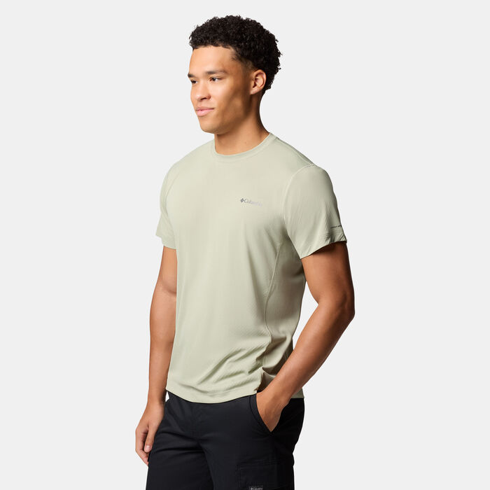 Columbia Men's Zero Rules Light Technical Hiking T-Shirt Green image number 2