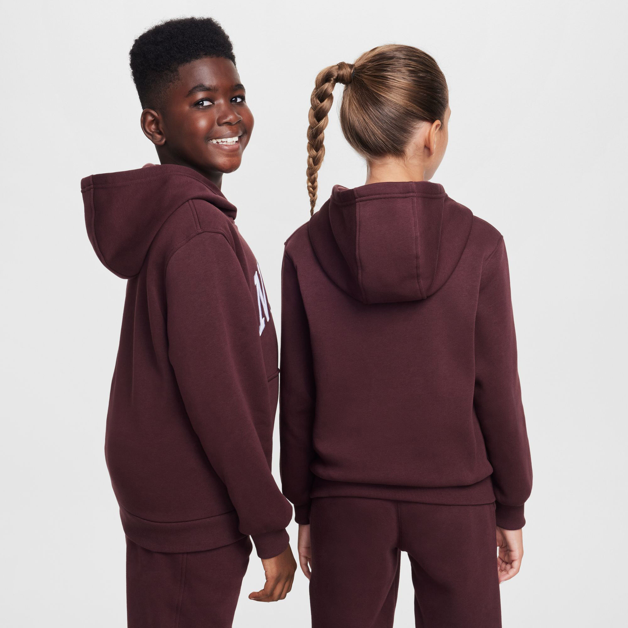 Nike baby pink hoodie hotsell
