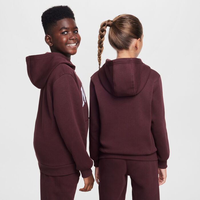 Nike Kids' Sportswear Club Fleece Hoodie Pink image number 1