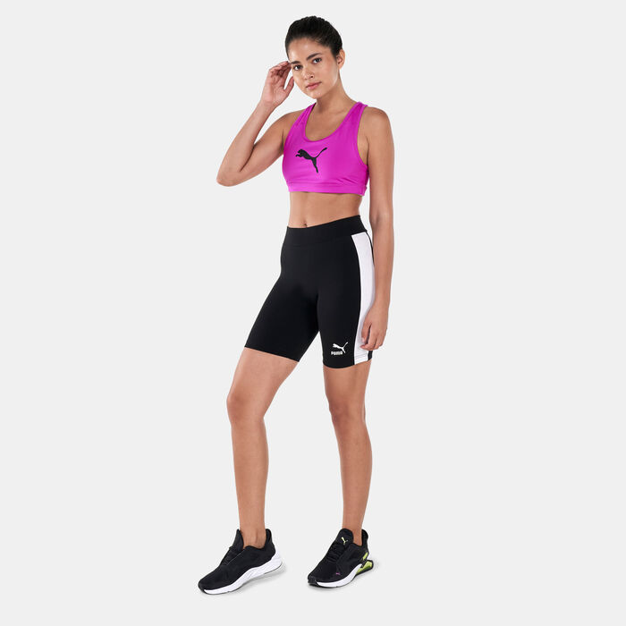 PUMA Women's Mid Impact 4Keeps Sports Bra Pink image number 2