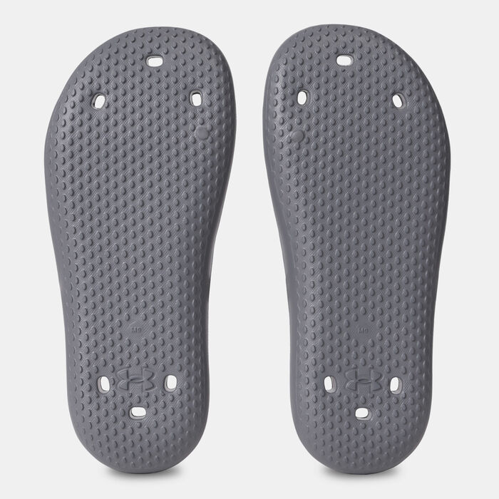Under Armour Men's Locker V Slides Grey Under Armour Men's Locker V Slides Grey image number 3