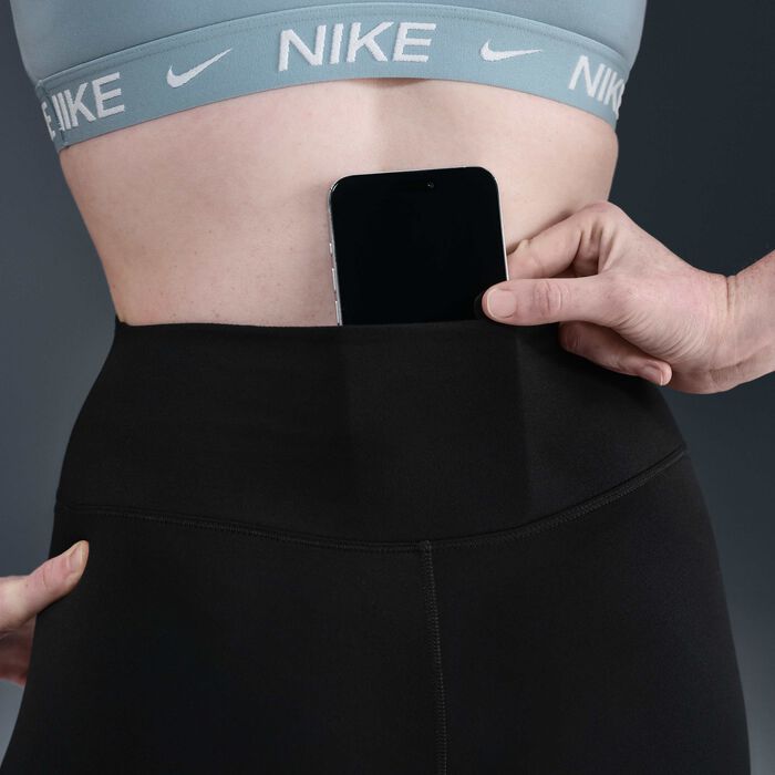 Nike Women's One Therma-FIT High-Waisted Training Leggings Black image number 5