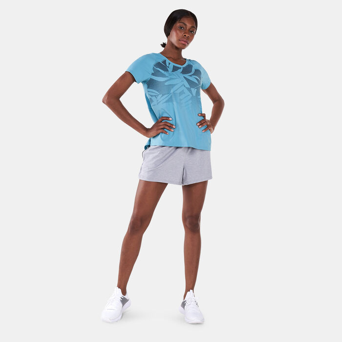 Under Armour Women's UA Iso-Chill Run T-Shirt Blue Under Armour Women's UA Iso-Chill Run T-Shirt Blue image number 2