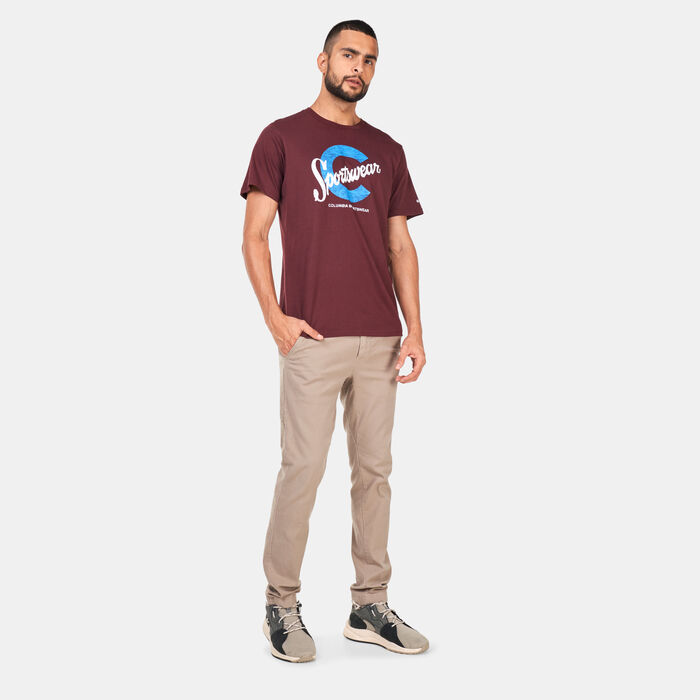 Columbia Men's CSC™ Graphic Casual T-Shirt Purple Columbia Men's CSC™ Graphic Casual T-Shirt Purple image number 2