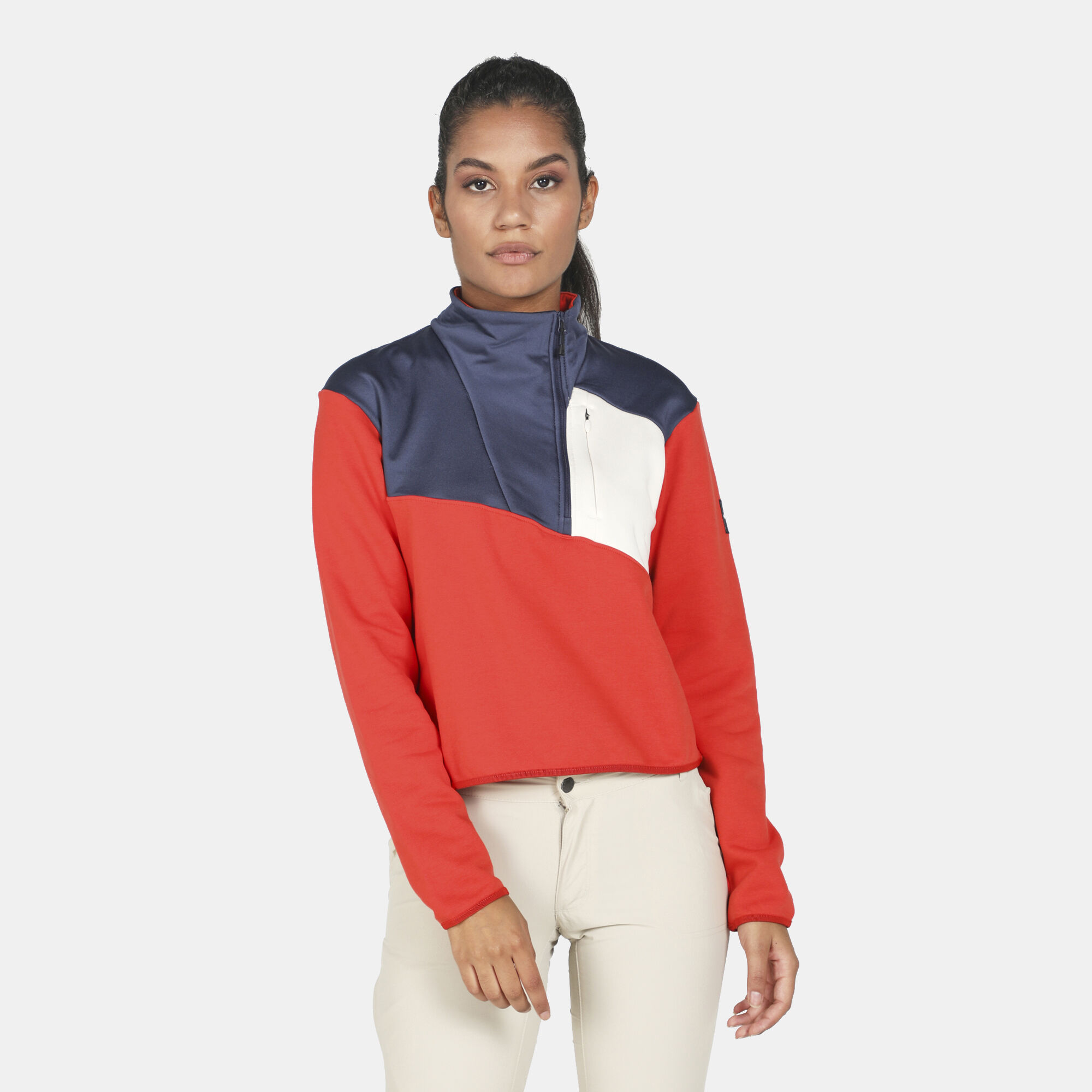 Women s Columbia Lodge Hybrid Sweatshirt Orange Columbia in KSA SSS