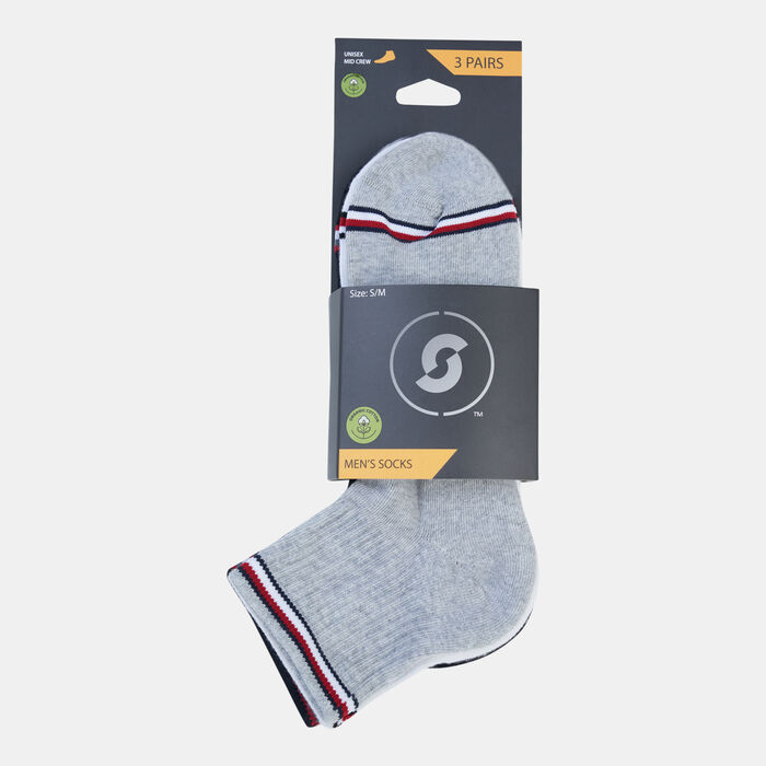 Sun and Sand Sports Men's Cotton Crew Socks Multi-Color Sun and Sand Sports Men's Cotton Crew Socks Multi-Color image number 0