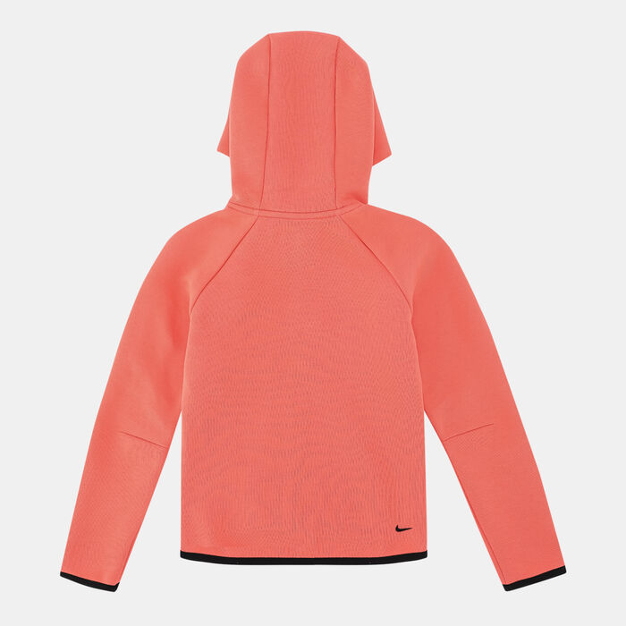 Nike Kids' Sportswear Tech Fleece Hoodie Orange image number 1
