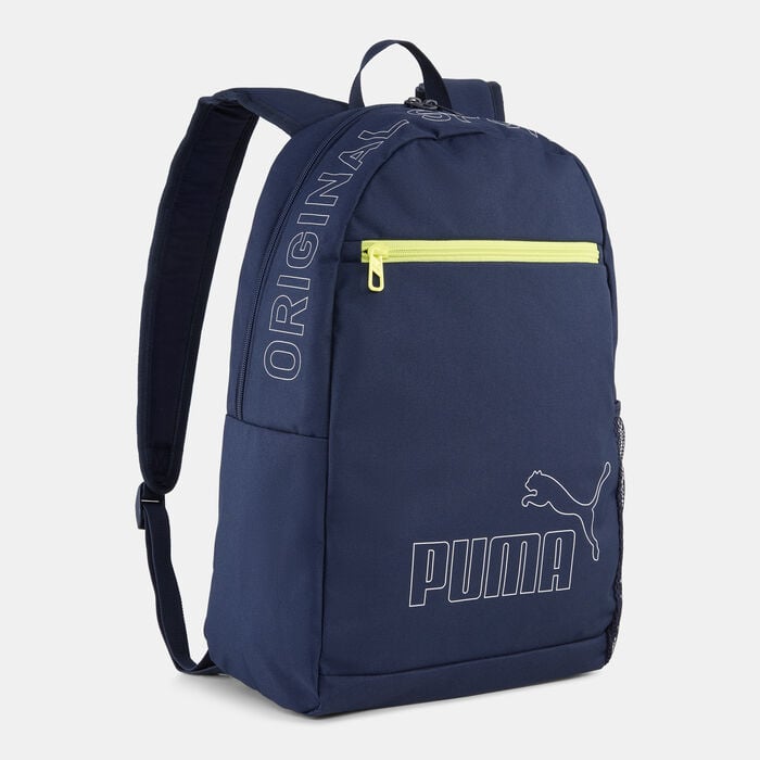 PUMA Kids' Phase Backpack Blue PUMA Kids' Phase Backpack Blue image number 0