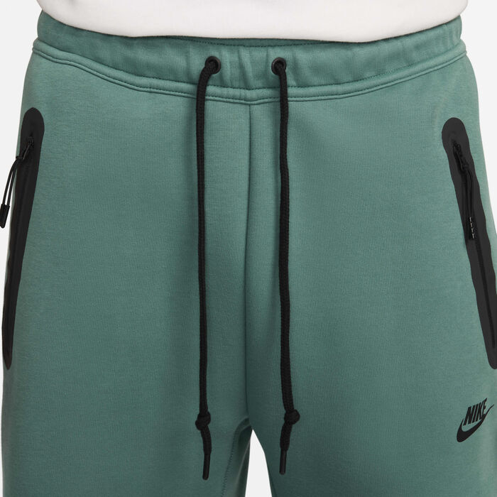 Nike Men's Sportswear Tech Fleece Open-Hem Tracksuit Bottoms Green Nike Men's Sportswear Tech Fleece Open-Hem Tracksuit Bottoms Green image number 2