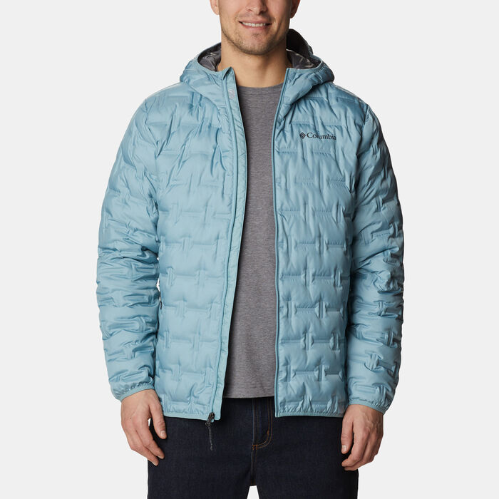 Columbia Men's Delta Ridge™ Down Hooded Jacket Blue Columbia Men's Delta Ridge™ Down Hooded Jacket Blue image number 4