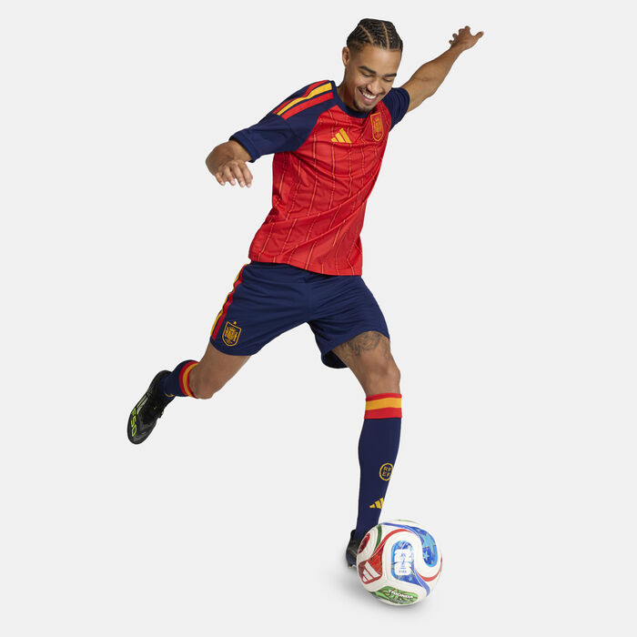 adidas Men's Spain 2026 Home Replica Football Shorts Blue image number 5