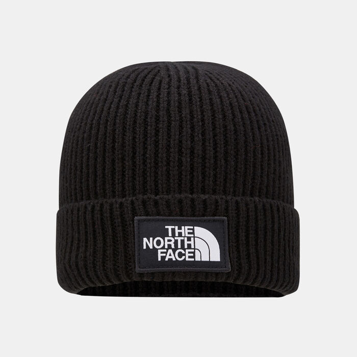 The North Face Logo Boxed Cuffed Beanie Black The North Face Logo Boxed Cuffed Beanie Black image number 0