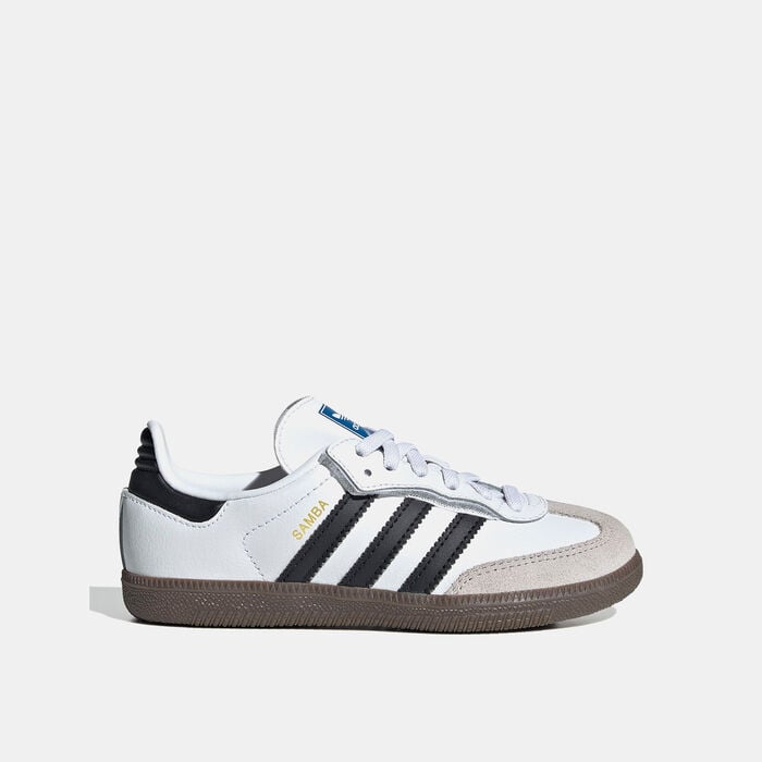 adidas Originals Kids' Samba OG Comfort Closure Shoes White adidas Originals Kids' Samba OG Comfort Closure Shoes White image number 0