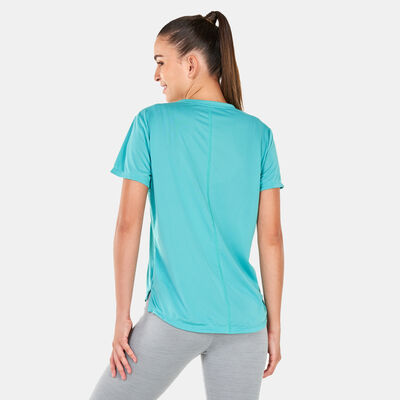 Nike Women's Dri-FIT Swoosh Run T-Shirt Green