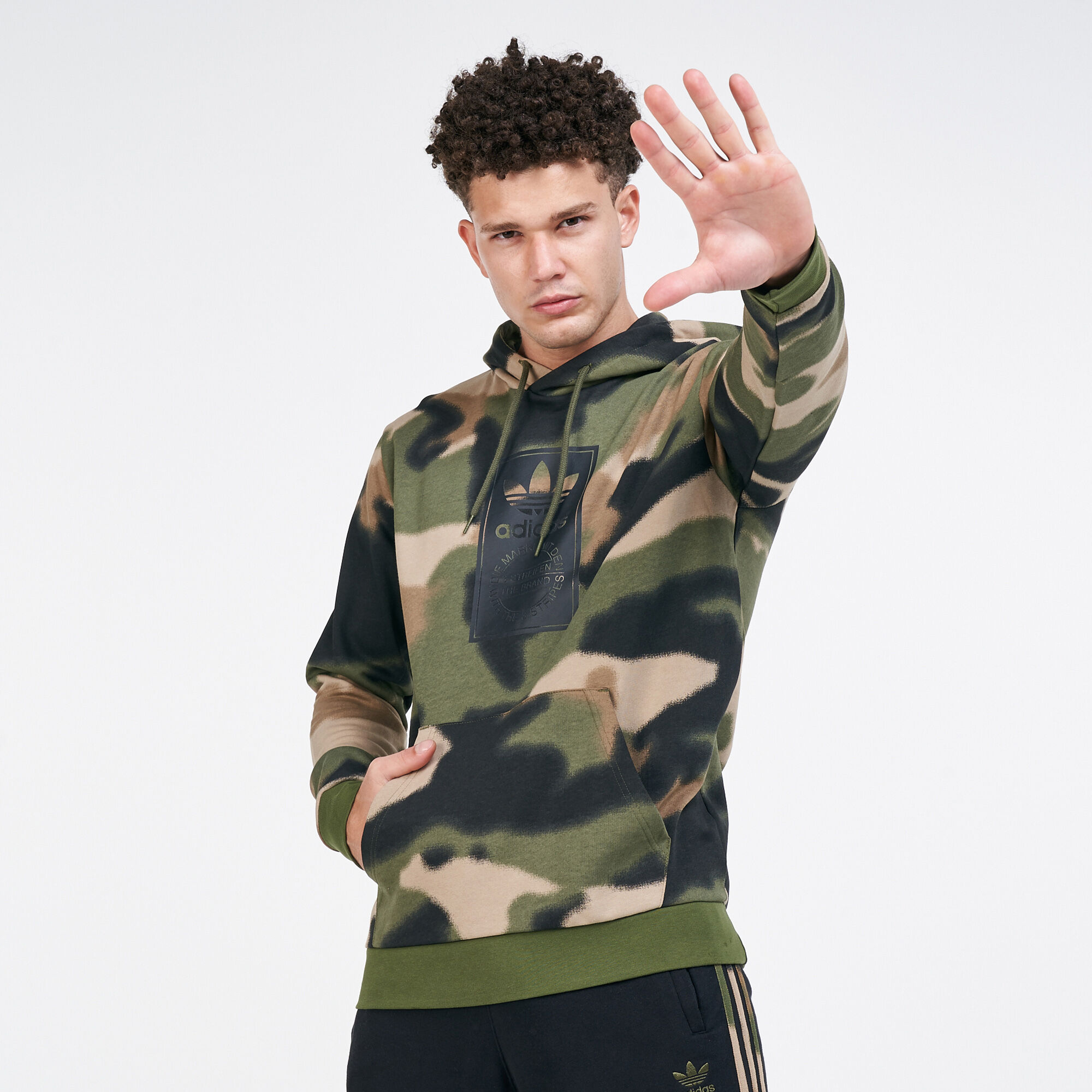 Men s Camo Allover Print Hoodie
