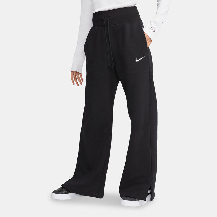 Nike Women's Sportswear Phoenix Fleece Wide-Leg Sweatpants Black image number 0