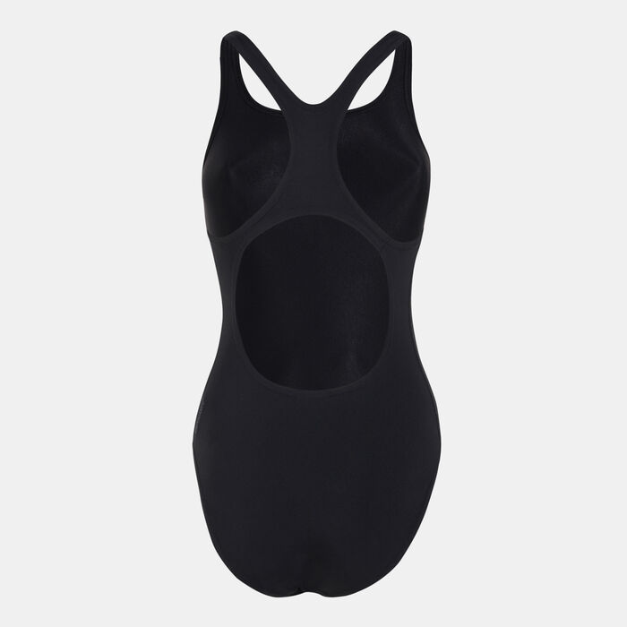 Speedo Women's Essentials Endurance+ Medalist Swimsuit Black Speedo Women's Essentials Endurance+ Medalist Swimsuit Black image number 1