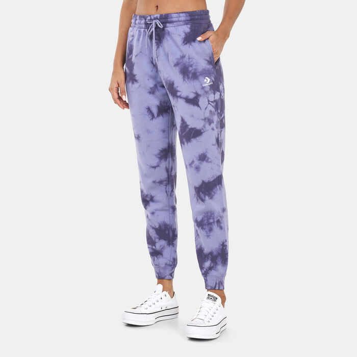 Converse Go-To Star Chevron Washed Sweatpants Purple Converse Go-To Star Chevron Washed Sweatpants Purple image number 0