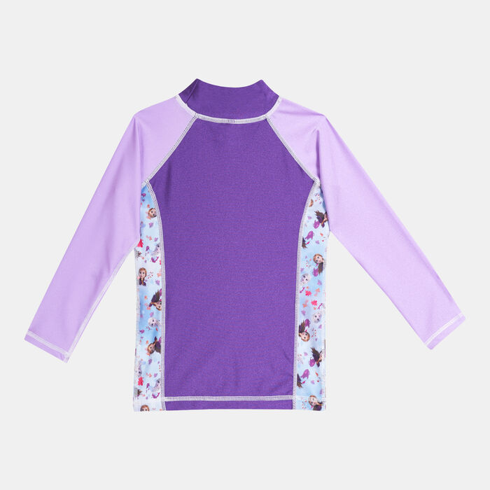 COEGA Kids' Long Sleeves Frozen Rash Guard (Younger Kids) COEGA Kids' Long Sleeves Frozen Rash Guard (Younger Kids) image number 1