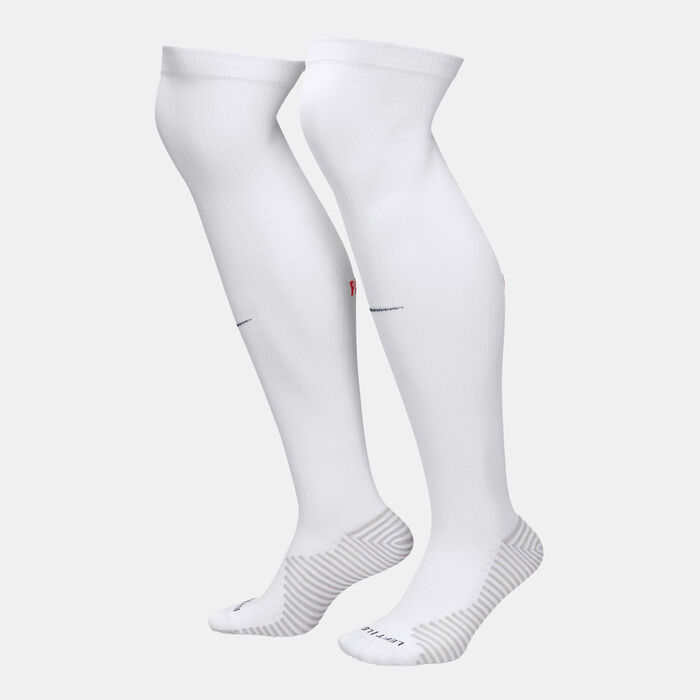 Nike Men's Paris Saint-Germain Strike Goalkeeper Football Over-The-Calf Socks White image number 0