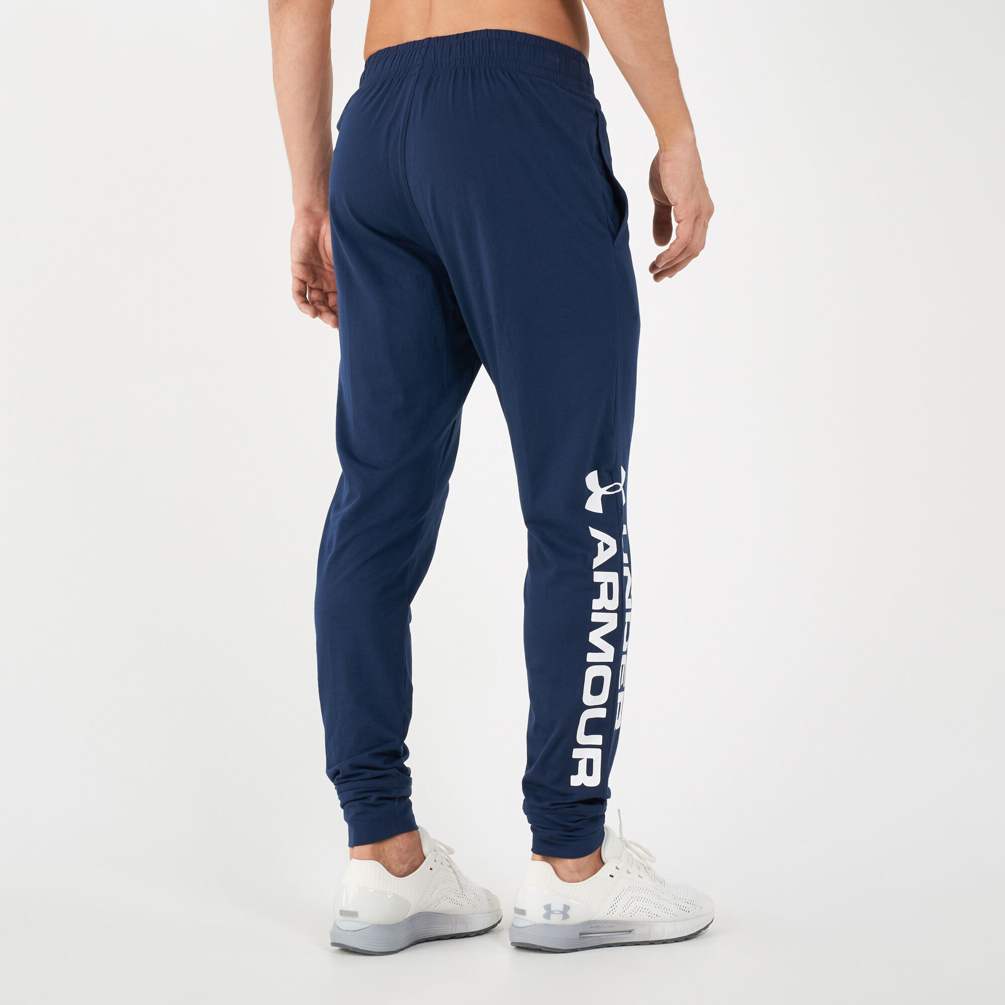 Under armour sportstyle cotton graphic jogger top
