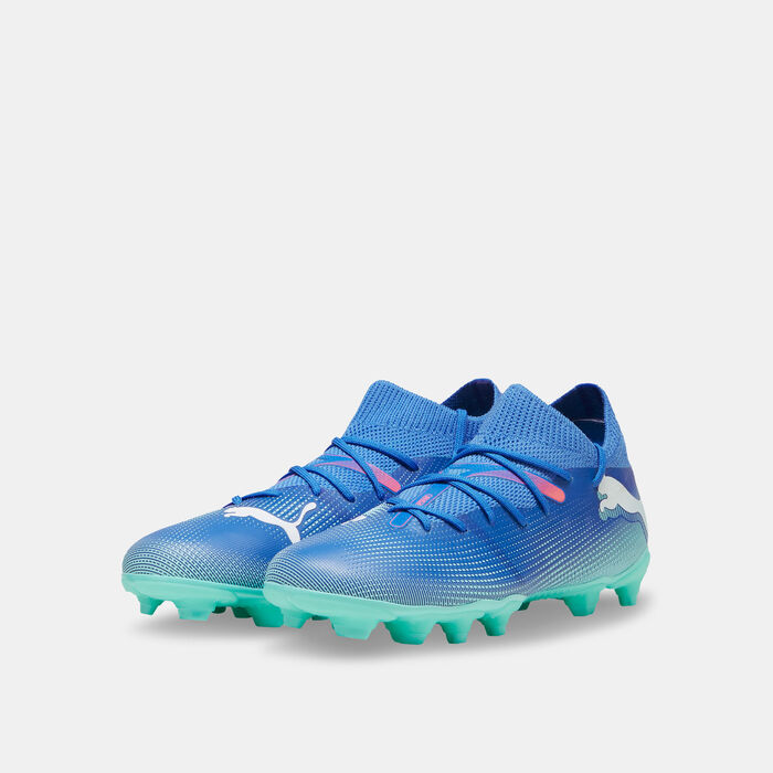 PUMA Kids' FUTURE 7 MATCH Firm Ground/Artificial Ground Football Shoes White image number 1