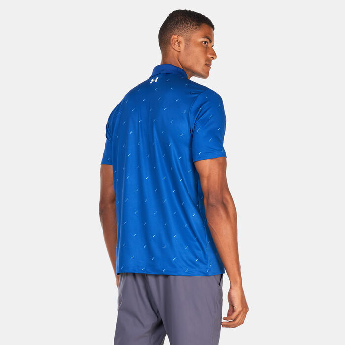 Under Armour Men's UA Performance 3.0 Deuces Polo Shirt Blue Under Armour Men's UA Performance 3.0 Deuces Polo Shirt Blue image number 1