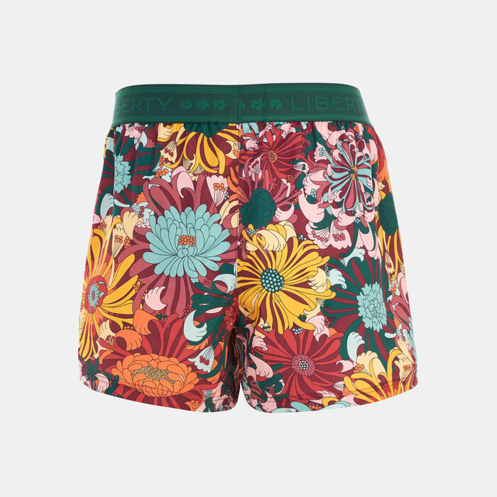 PUMA Women's x LIBERTY Allover Print Woven Shorts Multi-Color PUMA Women's x LIBERTY Allover Print Woven Shorts Multi-Color image number 1