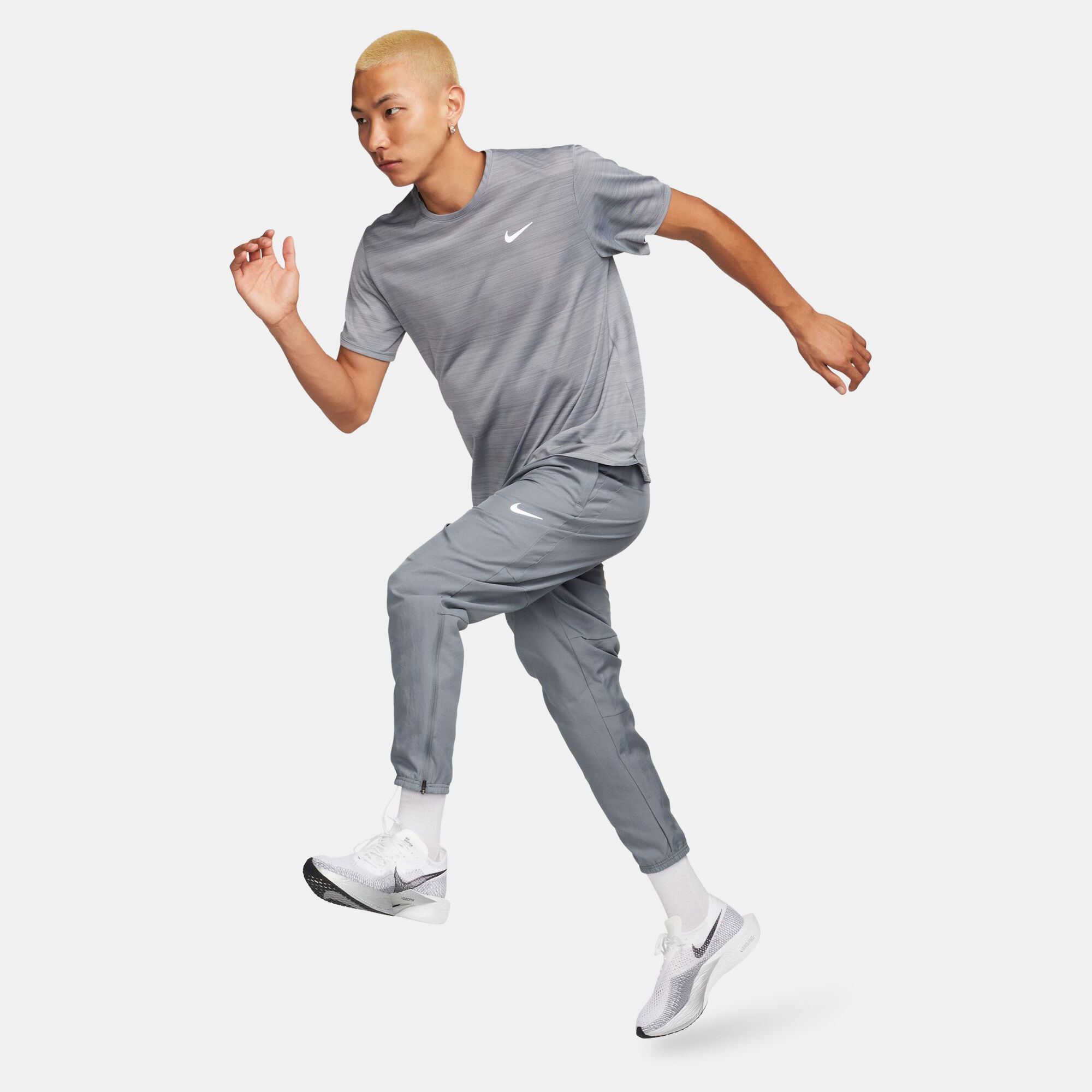 Men s Dri FIT Woven Running Pants Grey Nike in KSA SSS