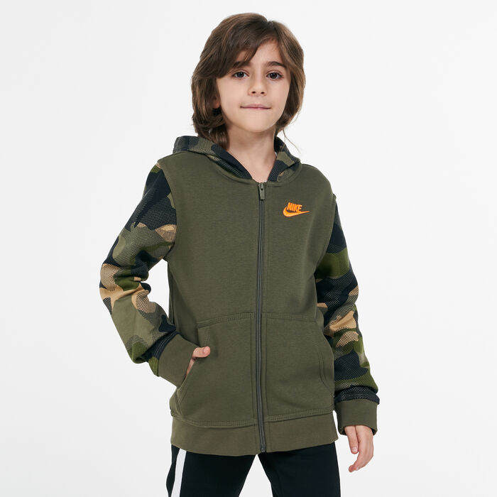 Kids' Sportswear All-Over-Print Club Hoodie (Older Kids) Kids' Sportswear All-Over-Print Club Hoodie (Older Kids) image number 0