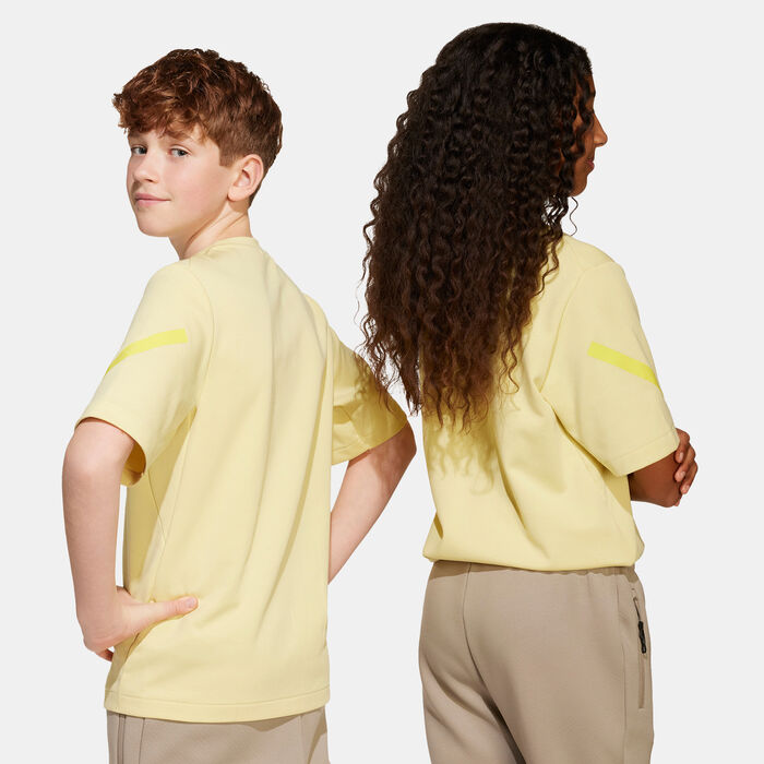adidas Kids' Z.N.E. T-Shirt yellow adidas Kids' Z.N.E. T-Shirt yellow image number 4