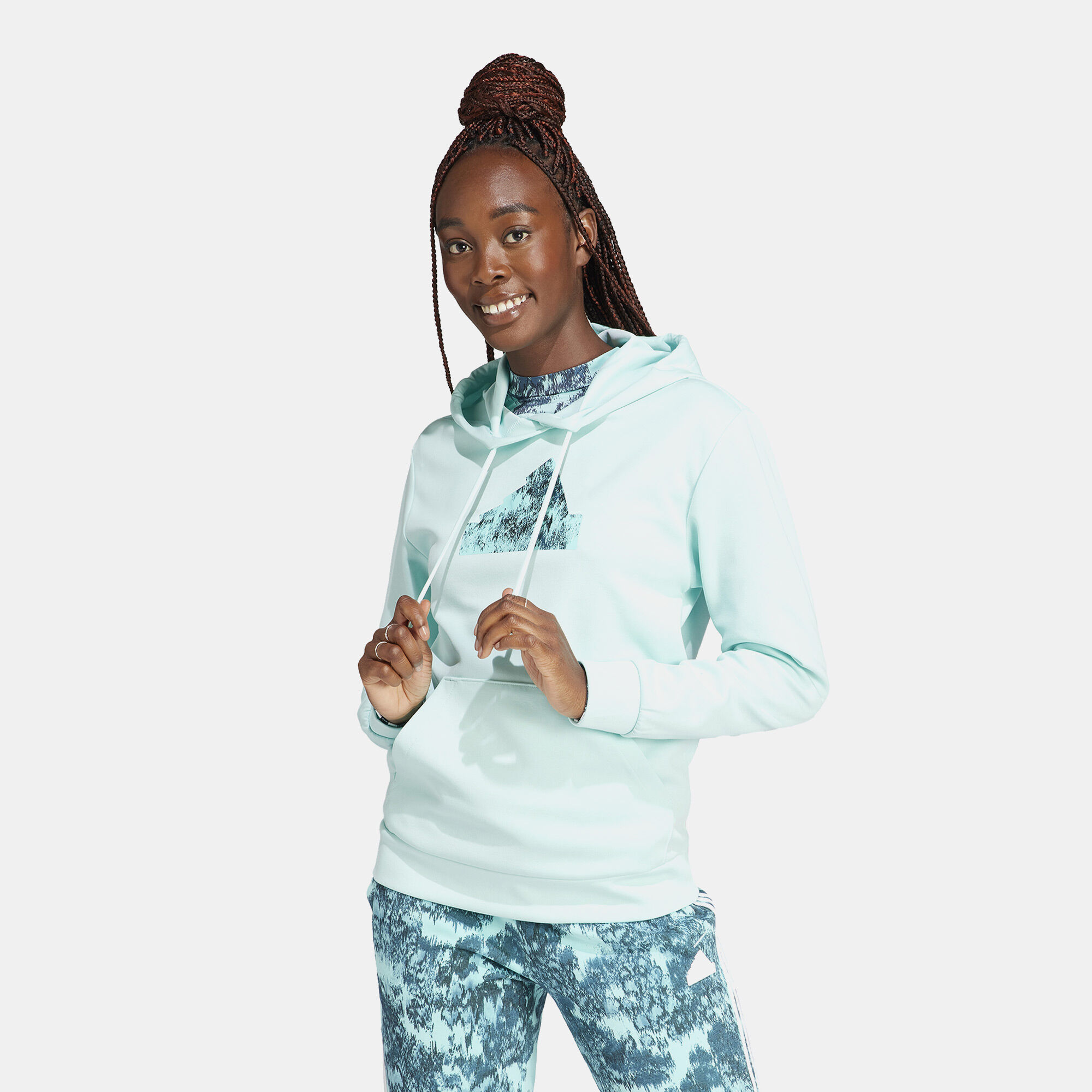 Women s Future Icons Badge Of Sport Hoodie Green adidas in KSA SSS