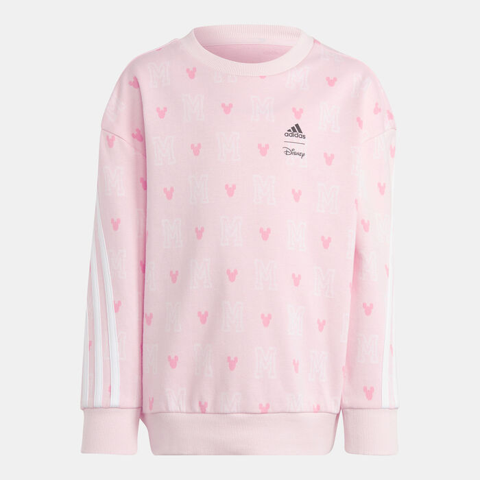 adidas Kids' X Disney Mickey Mouse Tracksuit Pink adidas Kids' X Disney Mickey Mouse Tracksuit Pink image number 1