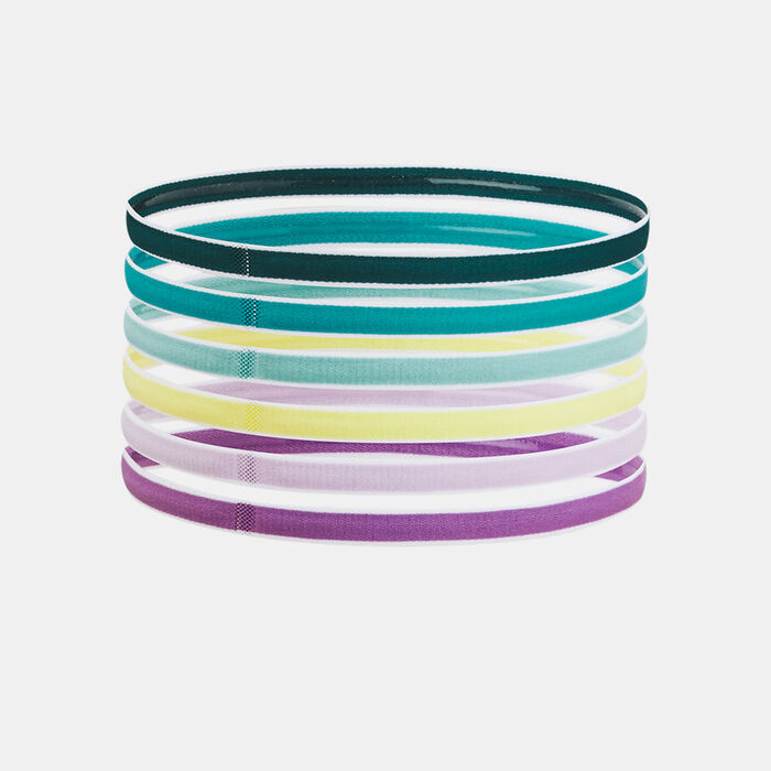 Under Armour Women's UA Mini Headbands (6 Pieces) Green image number 1