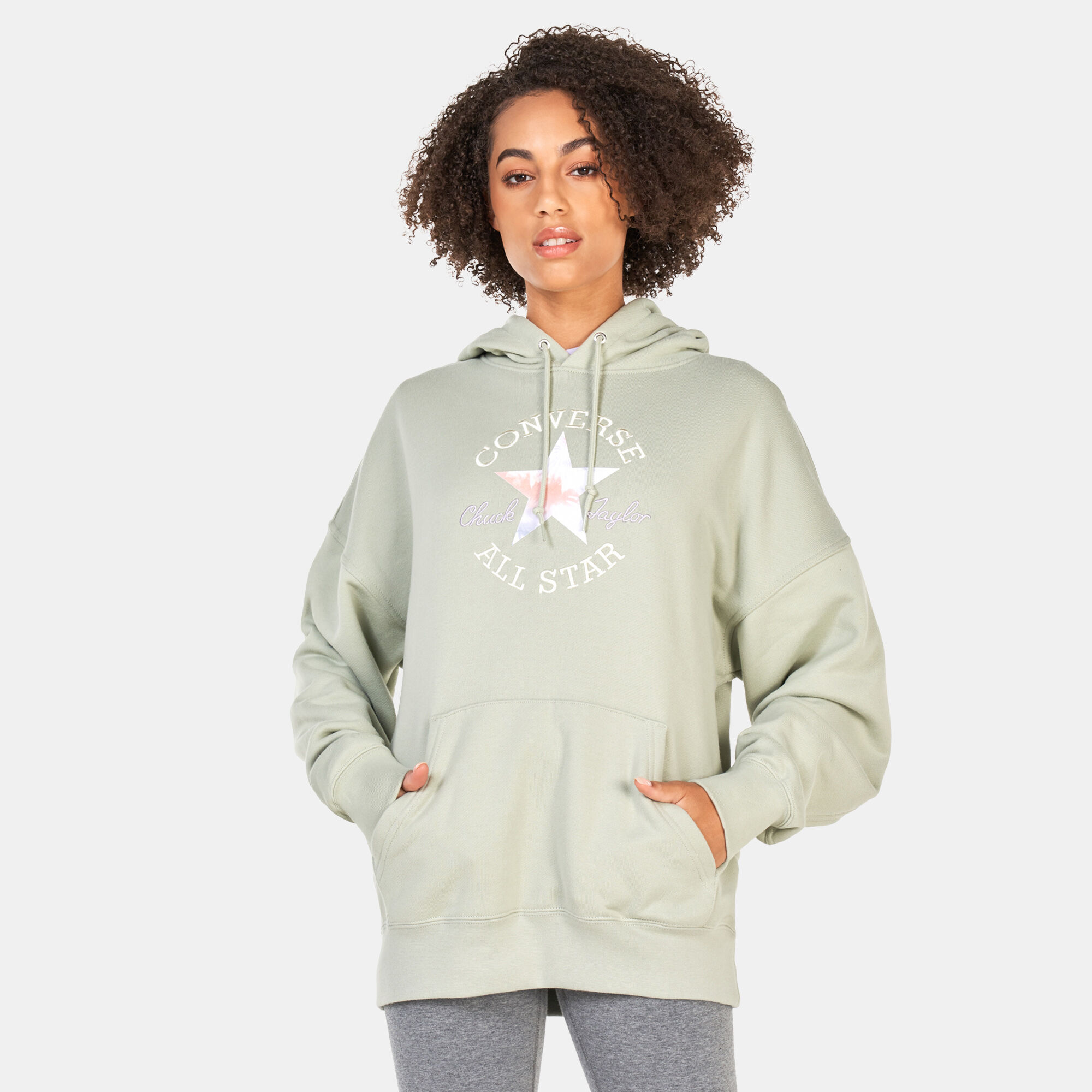 Women s Chuck Patch Graphic Hoodie Green Converse in KSA SSS