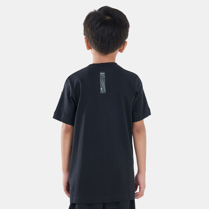 Nike Kids' Sportswear Zigzag T-Shirt Black Nike Kids' Sportswear Zigzag T-Shirt Black image number 1