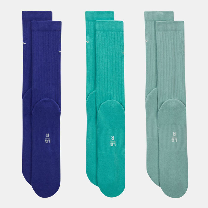 Jordan Everyday Crew Socks (3 Pairs) Multi-Color image number 1