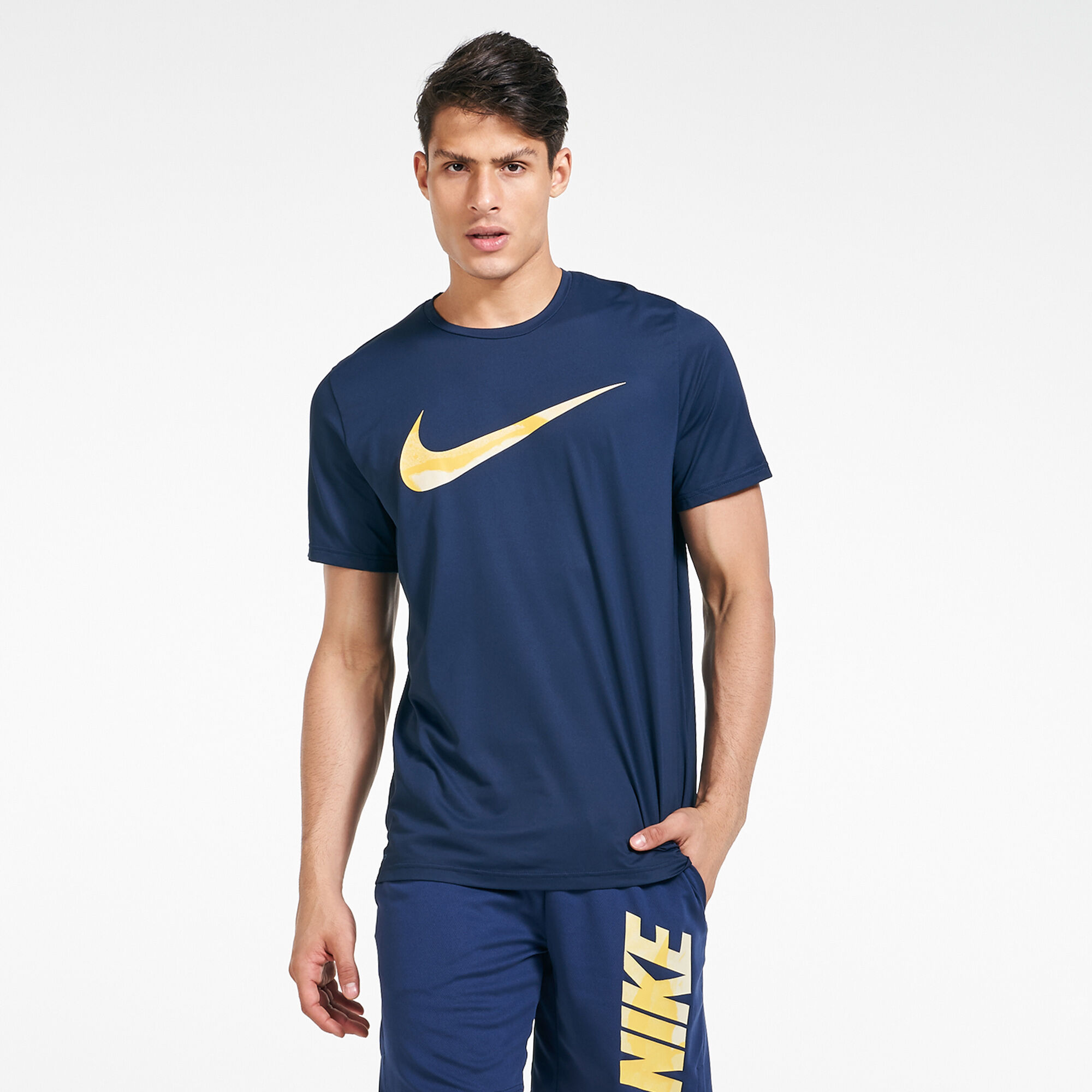 Hyper blue nike shirt top