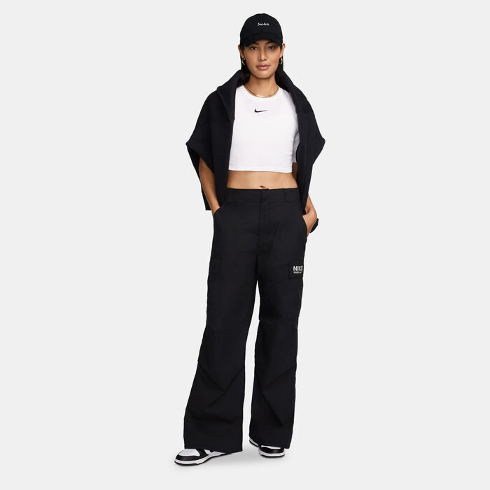 Nike Women's Sportswear Cargo Pants Black image number 2