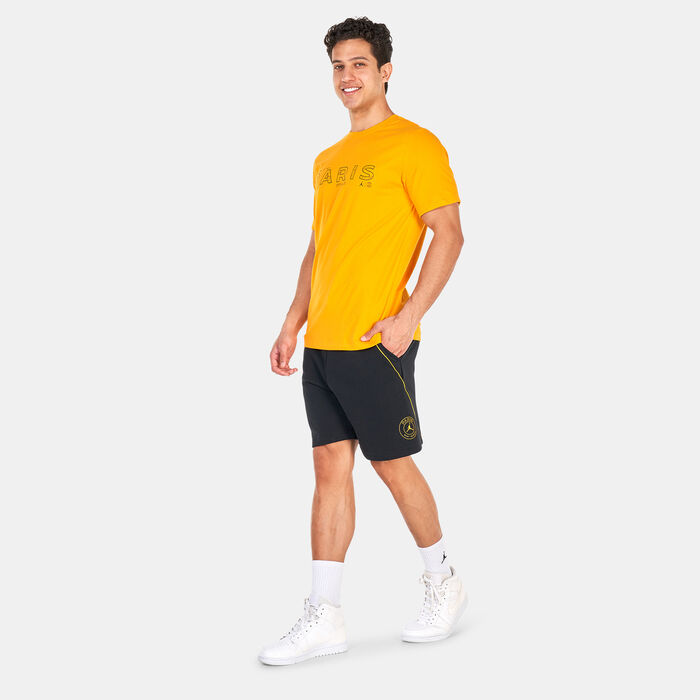 Jordan Men's Paris Saint-Germain Fleece Shorts Black Jordan Men's Paris Saint-Germain Fleece Shorts Black image number 2