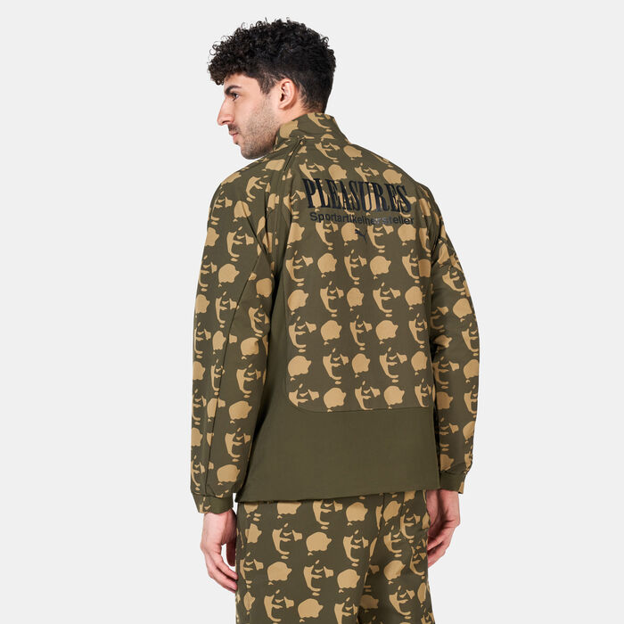 PUMA Men's x PLEASURES Jacket Brown image number 1