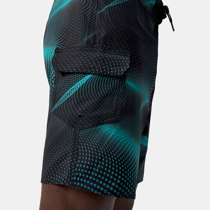 Speedo Men's Lookout Print Board Swimming Shorts Green image number 5