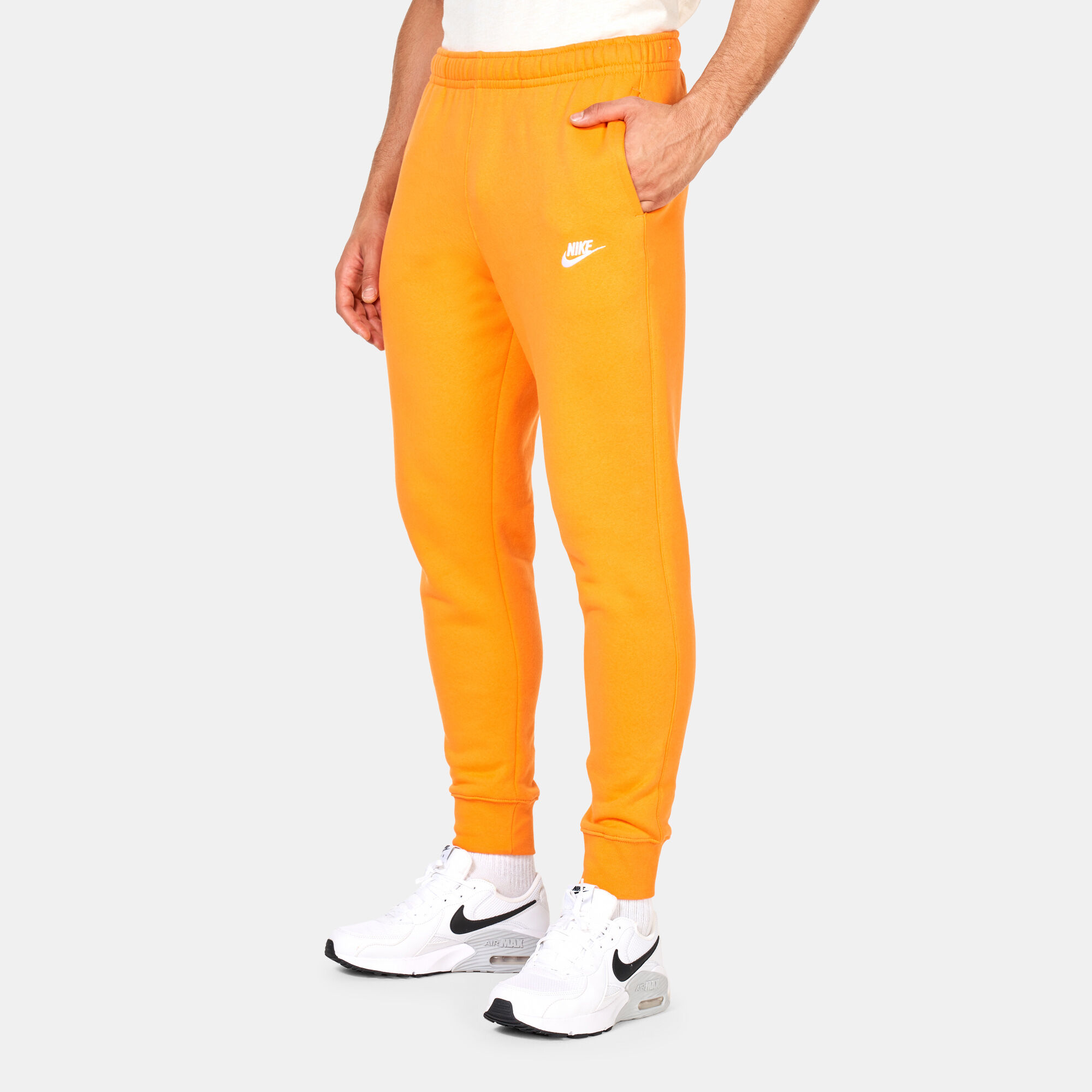 Sportswear Club Fleece Joggers Orange Nike in KSA SSS