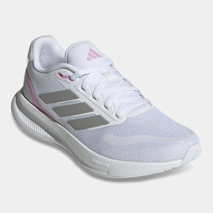 adidas Women's Runfalcon 5 Running Shoes White adidas Women's Runfalcon 5 Running Shoes White image number 1