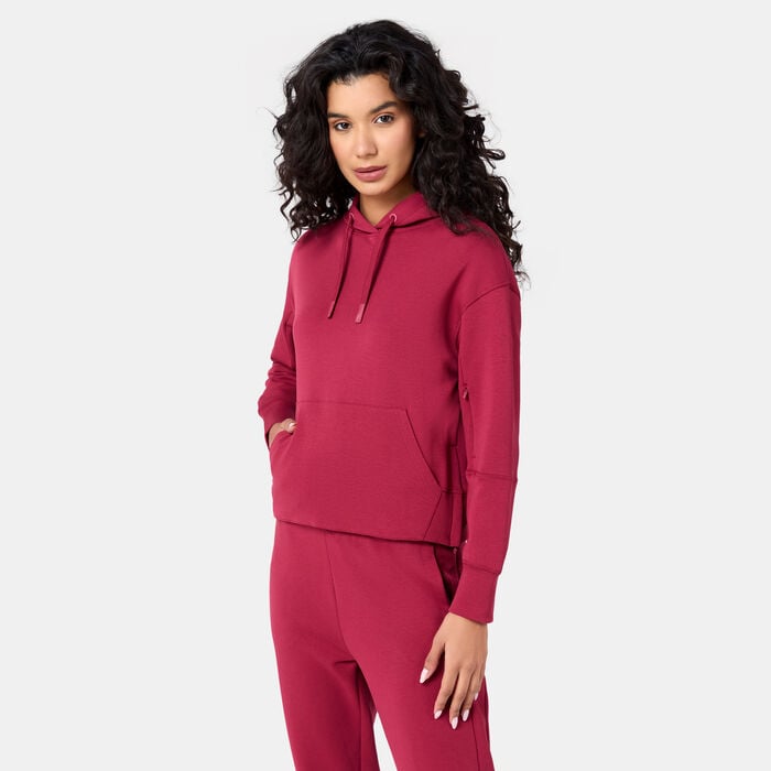 Sun and Sand Sports Women's Boxy Hoodie Red Sun and Sand Sports Women's Boxy Hoodie Red image number 0