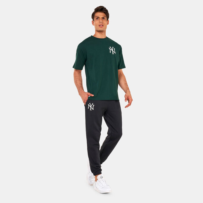 New Era New York Yankees MLB Team Logo Joggers Black New Era New York Yankees MLB Team Logo Joggers Black image number 2